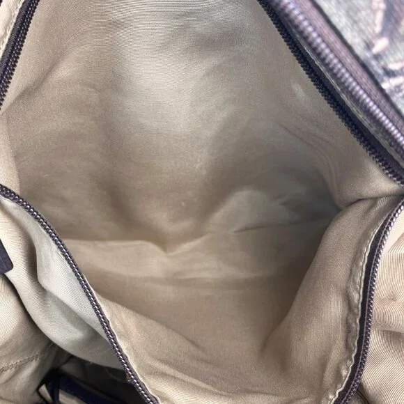 Coach 2013 Heritage Web Canvas & Leather Camo X-L F70583 Travel & Toiletry Tote - Picture 12 of 16